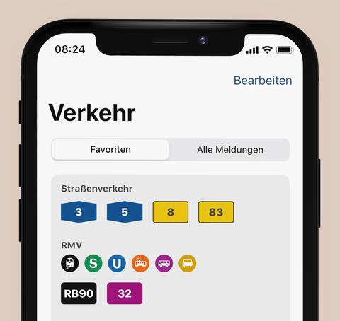 Verkehr in der hr-iNFO-App