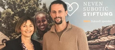 Mariela Milkowa mit Neven Subotic 