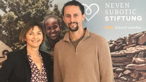 Mariela Milkowa mit Neven Subotic 