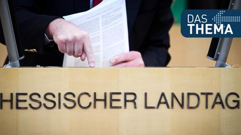 Symbolbild - Debatte im Hessischen Landtag