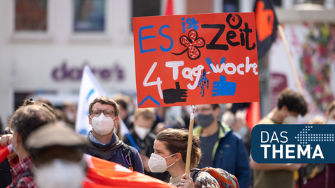 Demo für die Vier-Tage-Woche