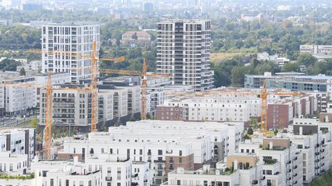 Neue Wohnungen im Europaviertel in Frankfurt