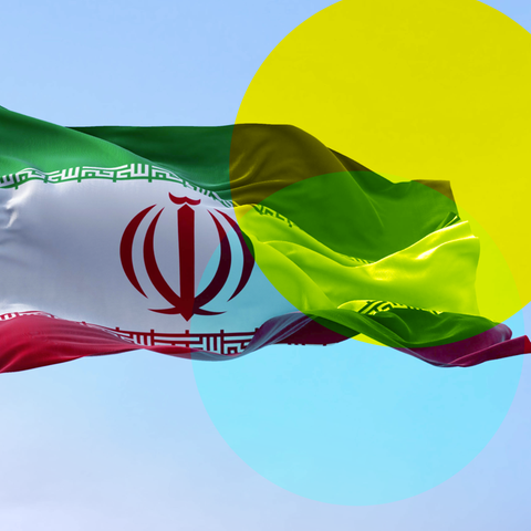 Die iranische Flagge