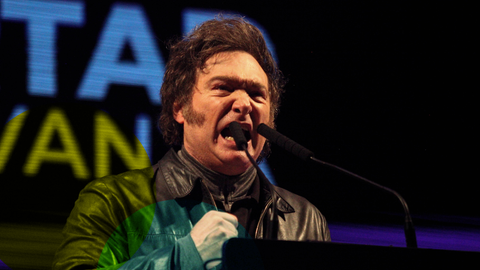 Ein Bild des argentinischen Präsidenten Javier Milei