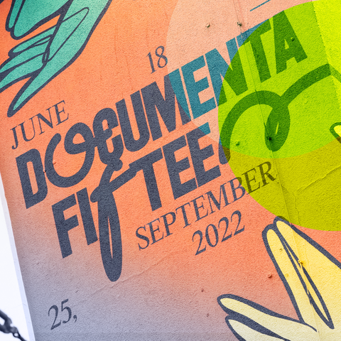 Schriftzug documenta 15