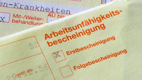 Arbeitsunfähigkeitsbescheinigung