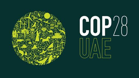 Logo COP28 in Dubai
