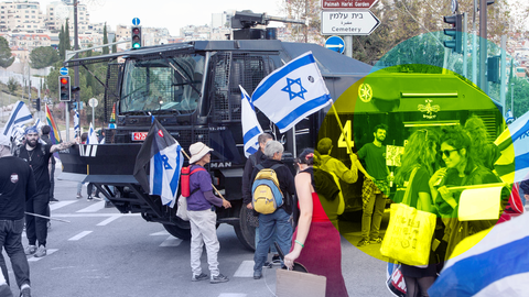 Proteste gegen die Justizreform in Israel