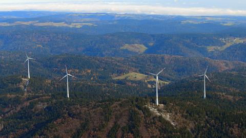 Sujetbild: Im südlichen Schwarzwald stehen Windräder.