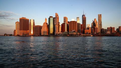 Die Skyline von Manhattan, New York