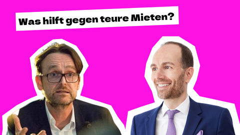 Jürgen-Michael Schick und hr-iNFO-Redakteur Oliver Günther