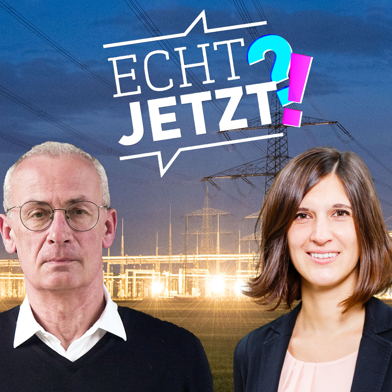 "Echt jetzt?"-Host Jens Borchers und Unternehmerin Stella Pazzi