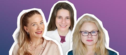 Endometriose-Bloggerin Vanessa, Gynäkologin Mandy Mangler, Kirsten Kappert-Gonther (Bündnis90/Die GRÜNEN)