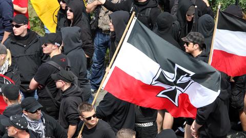 Neonazi Aufmarsch in Frankfurt