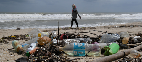 Plastikmüll im Ozean