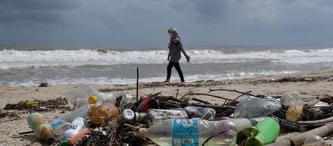 Müllverschmutzung im Meer