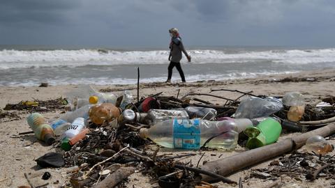 Müllverschmutzung im Meer