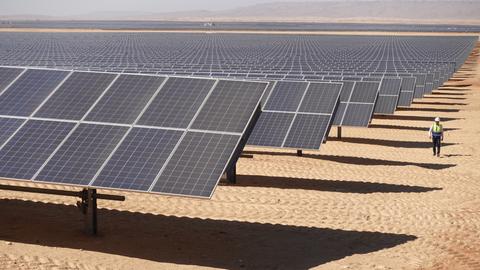 Solarpark Benban in Ägypten
