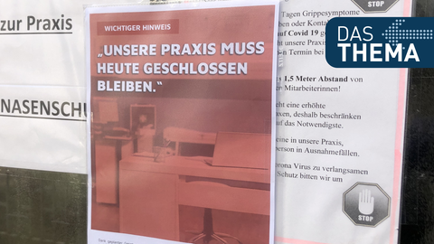 Wegen eines Streiks bleiben heute viele Prxen geschlossen