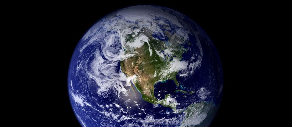 Sicht aus dem Weltraum auf die Erde (picture alliance / dpa)